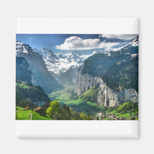 Enorm Schweitz alperna Magnet