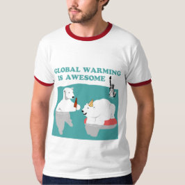 Enorm skjorta för global värme t shirt