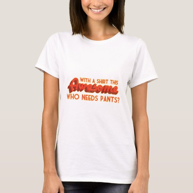 Enorm skjorta t-shirt (Framsida)