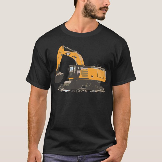Enorm smutsgrävskopa tee (Framsida)