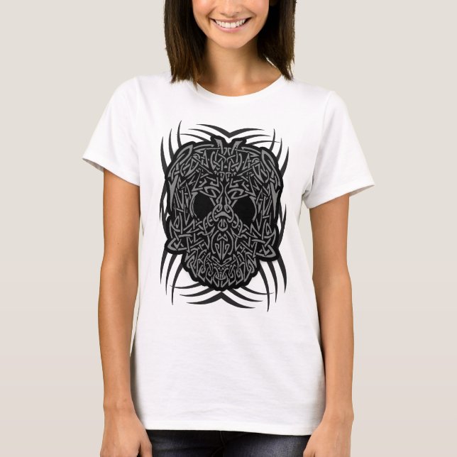 Enorm stam- skalleskjorta t-shirt (Framsida)