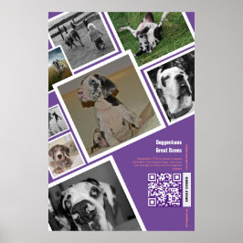Enorm stor hund säljer poster