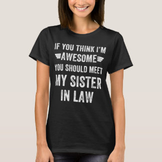 Enorm syster i lag tee shirt