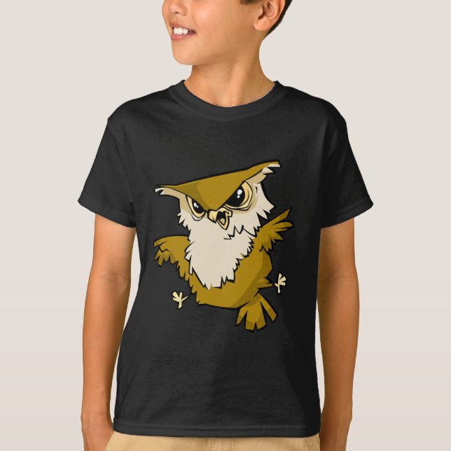 Enorm uggla t-shirt (Framsida)