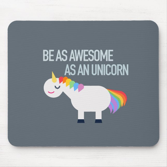 Enorm Unicorn Mousepad Musmatta (Framsidan)