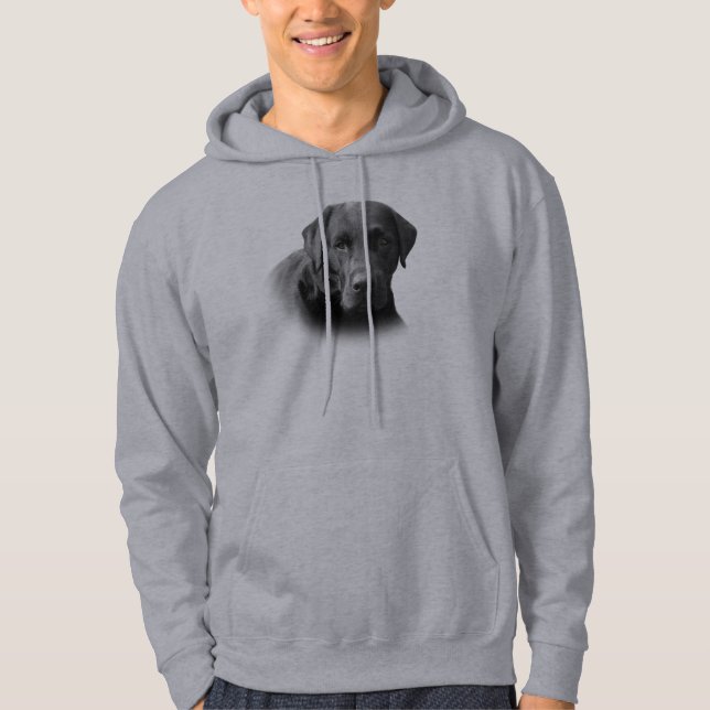 Enorm UnisexHooded för Labrador Retriever tröja Sweatshirt (Framsida)