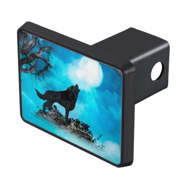 Enorm varg dragkroksskydd (Topp Höger)