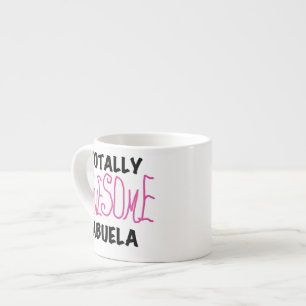 Enorma Abuela för rosor totalt gåvor Espressomugg