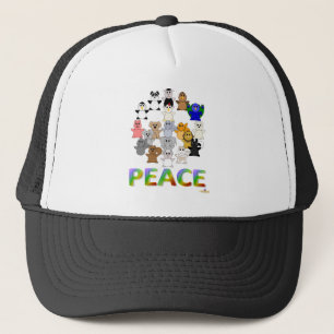 Enorma djur Fredsteckenet Peace Keps