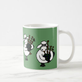 Enorma får som BF leker säckpipa Kaffemugg