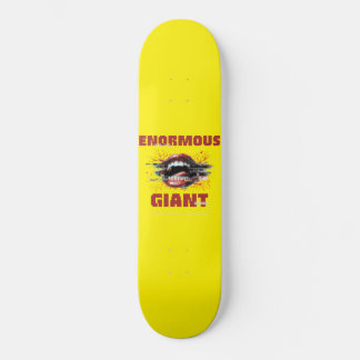 Enorma giant Decks: Tala sanning Mini Skateboard Bräda 18,5 Cm