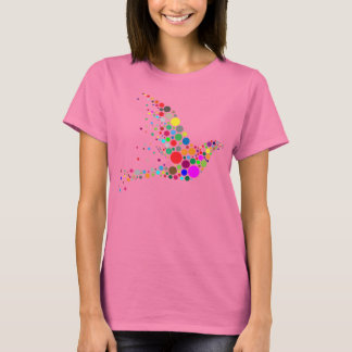 Enorma kvinna Flowy cirklar bästa Tee Shirt