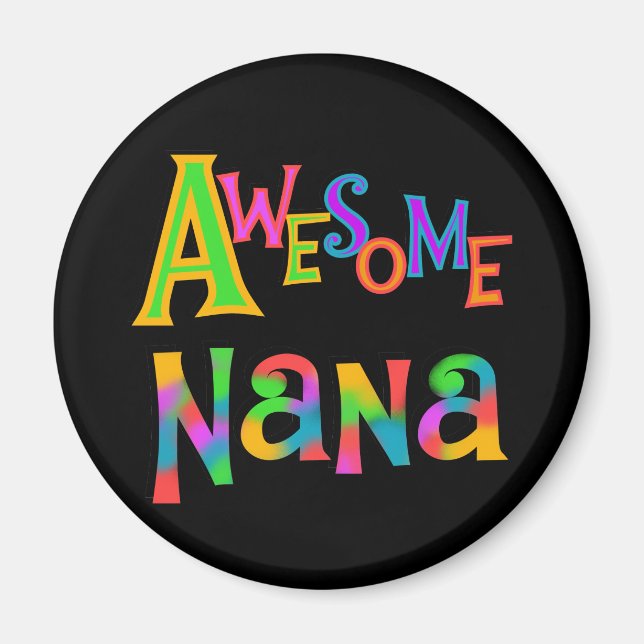 Enorma Nana T-tröja och gåvor Magnet (Framsidan)