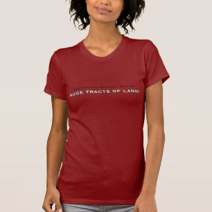 Enorma områden av landet t-shirt