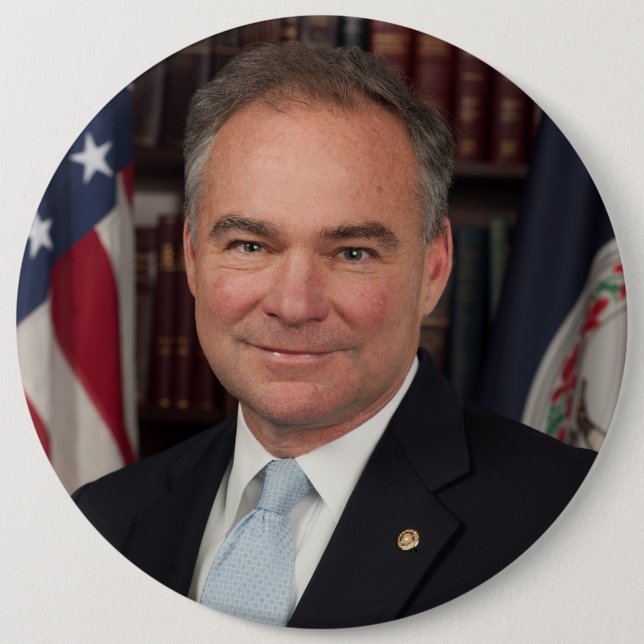 ENORMA Tim Kaine knäppas/klämmer fast Knapp (Framsida)