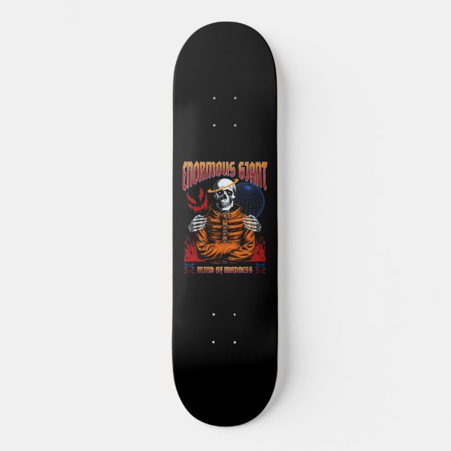 Enormous Giant Decks: PsychoPath Mini Skateboard Bräda 18,5 Cm (Framsida)