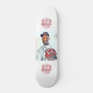 Enormous Giant Fånig Ansikte Skateboard