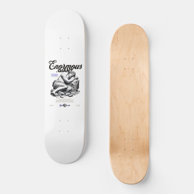 Enormous Giant : Gaudium De Vita Mini Skateboard Bräda 18,5 Cm (Framsida)