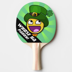 Enormt ansikte Meme för irländska Sts Patrick da Pingisracket