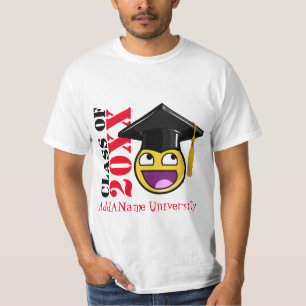 Enormt ansikte Meme med studentenhatten Tröja