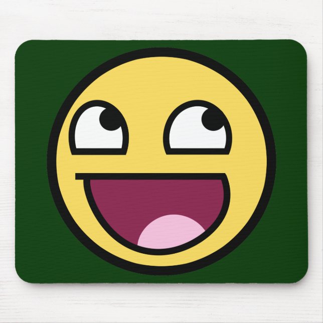 Enormt ansikte Mousepad Musmatta (Framsidan)