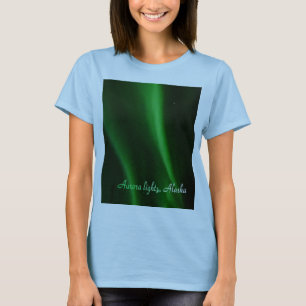 Enormt auroraljus i Alaska, t-skjorta T Shirt