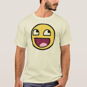 enormt /b ansikte t-shirt