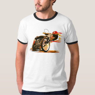Enormt bekläda för speedwaymotorcykel t shirt