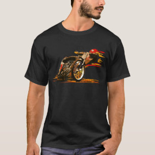 Enormt bekläda för speedwaymotorcykel t-shirt