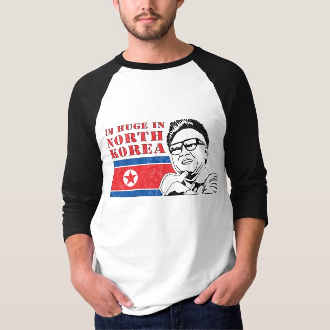 enormt endast i Nordkorean - Kim Jong-il Tee (Framsida)