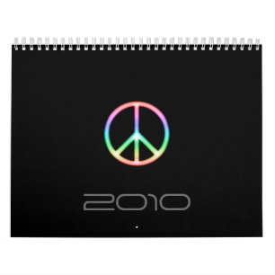Enormt fredsymbol kalender