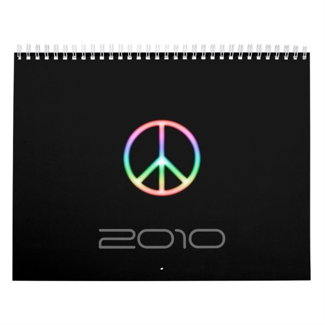 Enormt fredsymbol kalender (Omslag)