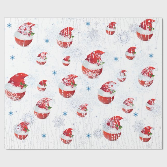 Enormt jultomatpapper presentpapper (Platt)