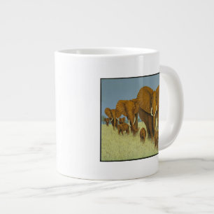 Enormt men omtänksamt jumbo mugg
