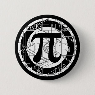 Enormt Pi-symbol Knapp