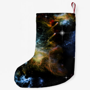 Enormt universum liten julstrumpa
