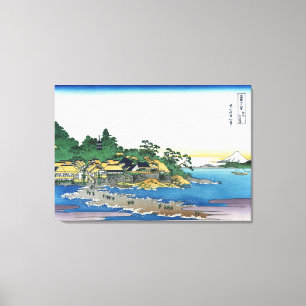 Enoshima i Sagami-provinsen Canvastryck