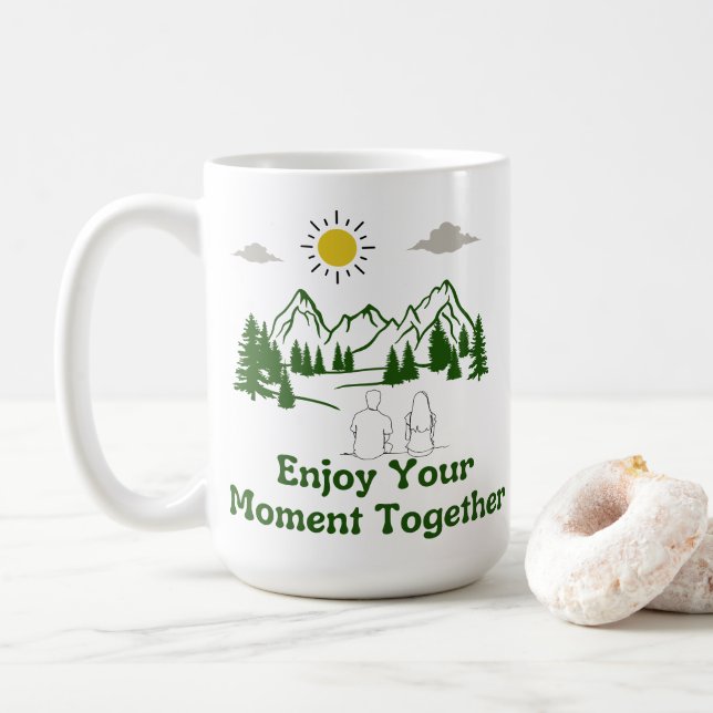 Enoy Your Moment Tillsammans Kaffemugg (Med munk)
