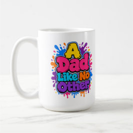 EnPappaSomIngenAnnanFärgglattGraffitiFarsDag Kaffemugg