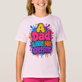 EnPappaSomIngenAnnanFärgglattGraffitiFarsDag T Shirt