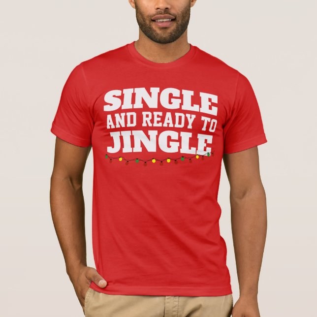 ENPÅS FÄRDIG ATT KLINGA JUL T-SHIRT (Framsida)