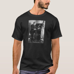 Enrico Caruso med en Victrola brännmärker Tee Shirt