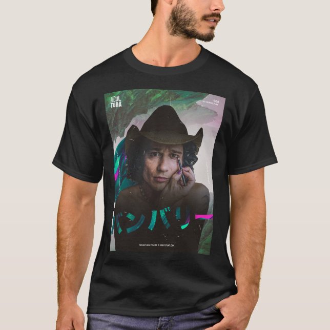 Enrique Bunbury - Recultura 004 V-Neck T-Shirt (Framsida)