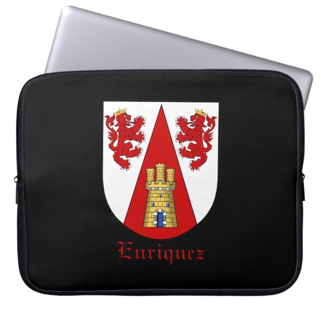 Enriquez Family Shield Electronics Bag Laptop Fodral (Framsidan)