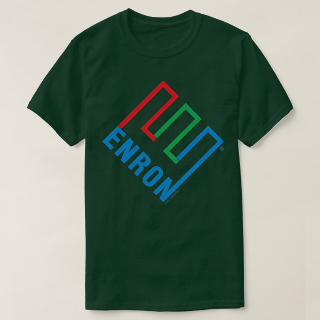 Enron Retro-Vintage T Shirt (Design framsida)