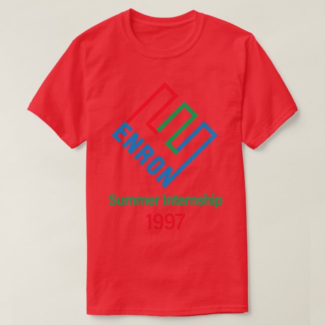 Enron Sommarinternesredovisning 2 T Shirt (Design framsida)