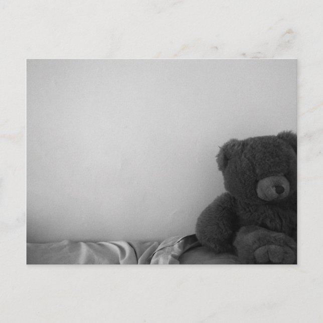 Ensam björnvykort vykort (Framsida)