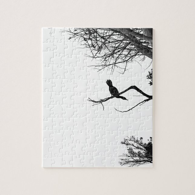 Ensam fågel pussel (Vertikal)