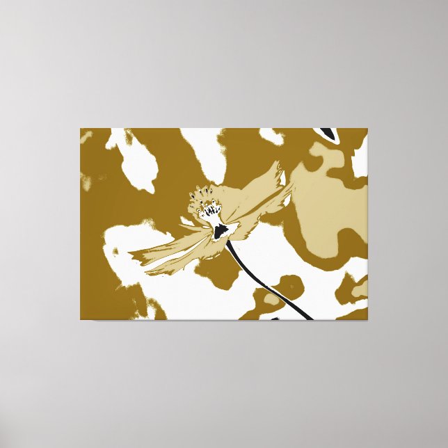 Ensam Flower Fine Art - Wrapped Canvas (Framsida)