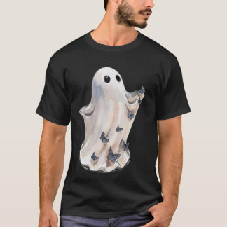 Ensam Halloween-fjärilar spöke T Shirt